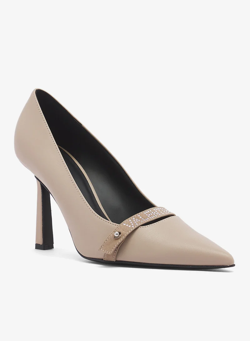 فالنتينو باي ماريو فالنتينو حذاء بكعب متوسط مدبب بحمالات